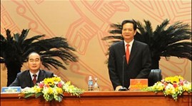 PM Dung holds dialogue with youth  - ảnh 1